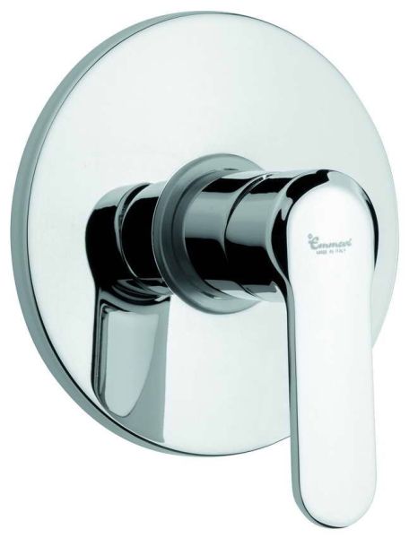 Emmevi Nefer, встраиваемый смеситель для душа, цвет хром/белый