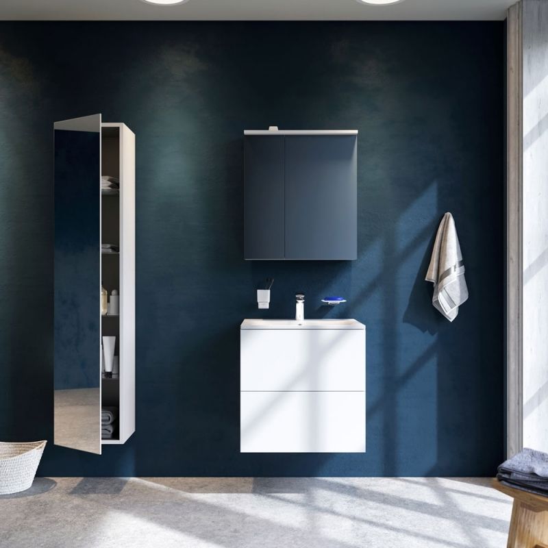 Зеркальный шкаф AM.PM Spirit V2.0 60 R M70AMCR0601WG с подсветкой Белый Зеркальный шкаф AM.PM Spirit V2.0 60 R M70AMCR0601WG с подсветкой Белый