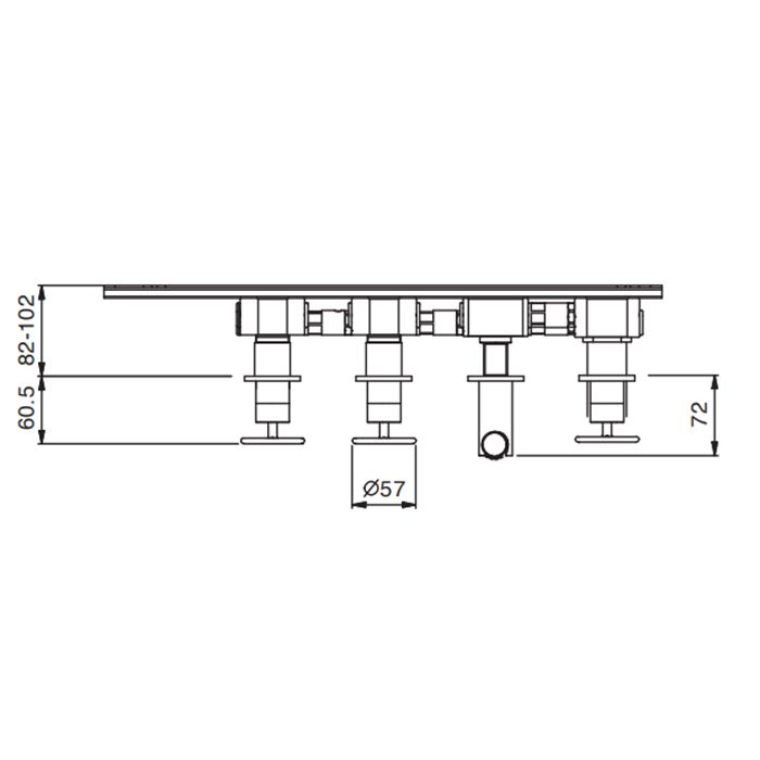 Внутрення часть, Fantini, Fontane Bianche, назначение-для смесителя для ванны и душа