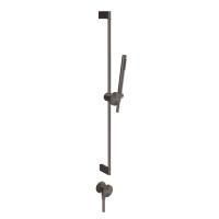 GESSI Origini Штанга в комплекте с душевой лейкой, шланг 1,50 м и вывод воды. в компл с отд вставкой, цвет: Black Metal Brushed PVD