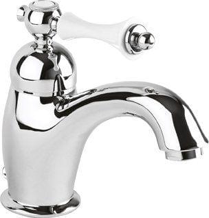 Смеситель Для Раковины CEZARES Margot-1 Хром (ручка Белая) Opadiris