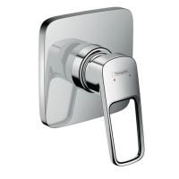 Смеситель для душа, Hansgrohe, Logis Loop, тип открывания воды-рычажный, монтаж-вертикальный встраиваемый (настенный), внутренняя часть-в комплект не входит (необходимо заказать), цвет-хром, 1 потребитель Смеситель для душа, Hansgrohe, Logis Loop, тип открывания воды-рычажный, монтаж-вертикальный встраиваемый (настенный), внутренняя часть-в комплект не входит (необходимо заказать), цвет-хром, 1 потребитель