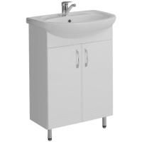 Тумба под раковину АКВАТОН ОНДА 56 1A122801ON010 (подвесная, белый глянец), шт