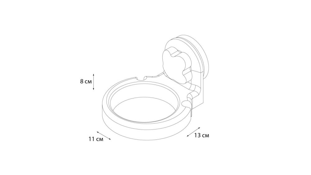 Держатель для фена Grampus Element, GR-3403, белый, артикул GR-3403