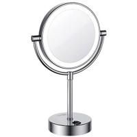 Косметическое зеркало WasserKRAFT K-1005 с подсветкой с увеличением Хром