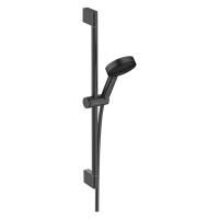 HANSGROHE PULSIFY Душевой набор с штангой 650 мм., ручным душем Ø105 мм. 3jet Relaxation и шлангом 1600 мм., цвет черный матовый HANSGROHE PULSIFY Душевой набор с штангой 650 мм., ручным душем Ø105 мм. 3jet Relaxation и шлангом 1600 мм., цвет черный матовый