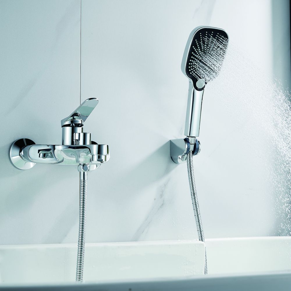 Смеситель для ванны Shevanik S6202, хром