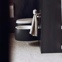 Agape Pear 2 Унитаз подвесной 38x52.8x25.5 см, сиденье глянцевое с микролифтом, цвет: bicolore внутри белый глянец, снаружи - тёмно-серый матовый Agape Pear 2 Унитаз подвесной 38x52.8x25.5 см, сиденье глянцевое с микролифтом, цвет: bicolore внутри белый глянец, снаружи - тёмно-серый матовый