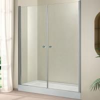 Душевая дверь в нишу Cezares TRIUMPH-D-B-2-180-C-Cr профиль Хром стекло прозрачное