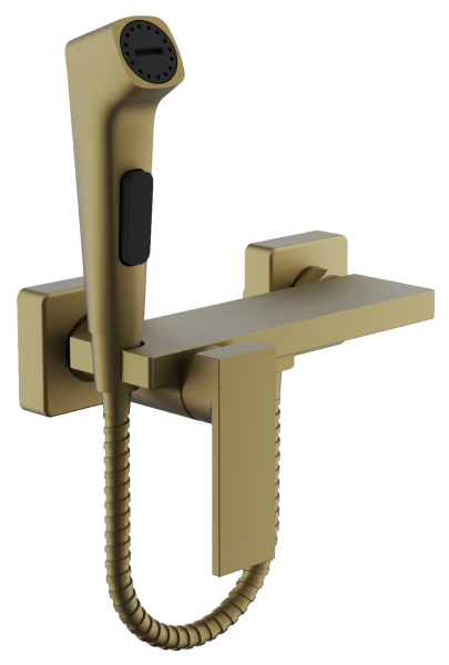 Гигиенический душ со смесителем BELZ B55653-5, матовое золото