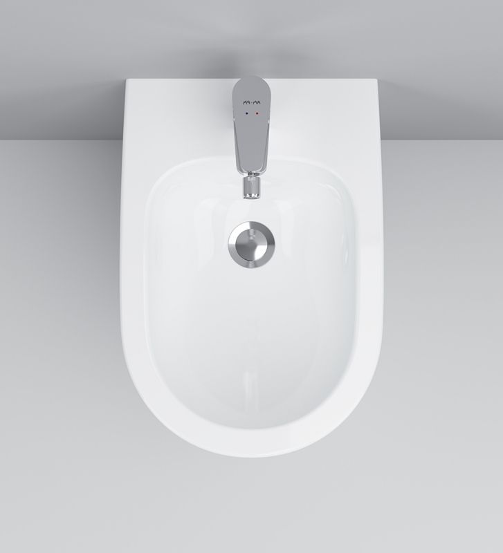 Биде AM.PM Inspire C503411WH подвесное без крышки Биде AM.PM Inspire C503411WH подвесное без крышки