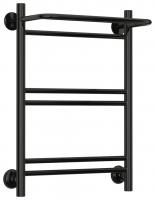 Полотенцесушитель водяной СТИЛЬЕ "Версия-Н1" 600х400 (Полка+1+2+2) П 16 (Чёрный)