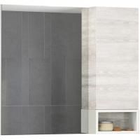 Зеркало со шкафом Comforty Прага 90 4136263 Дуб белый