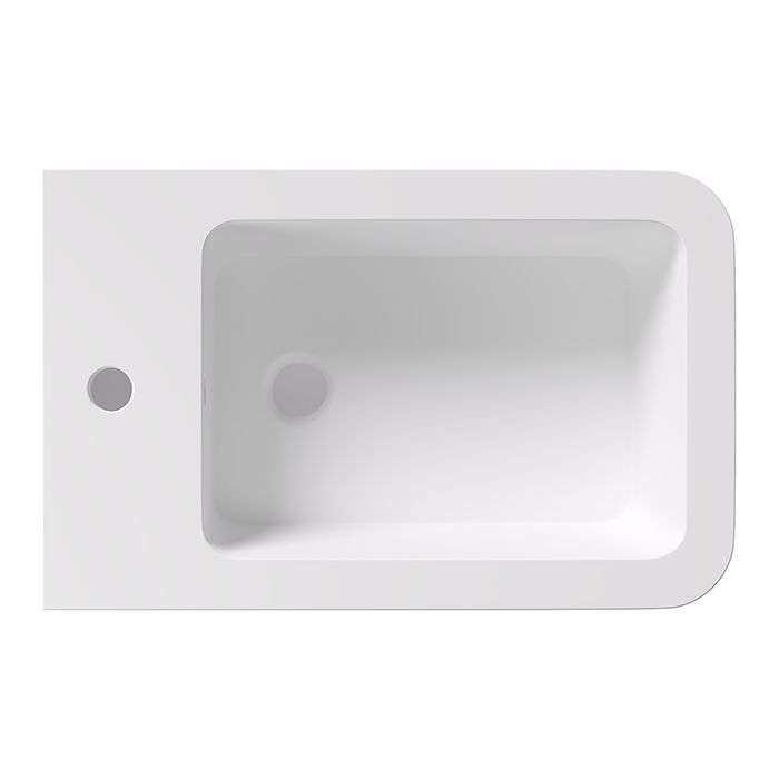 Alice Hide Биде Square 55х35, подвесное, белый матовый Alice Hide Биде Square 55х35, подвесное, белый матовый