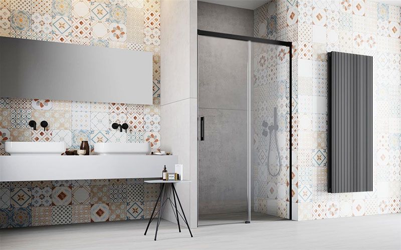 Душевая дверь в нишу Radaway Idea Black DWJ 100 R профиль Черный стекло прозрачное Душевая дверь в нишу Radaway Idea Black DWJ 100 R профиль Черный стекло прозрачное