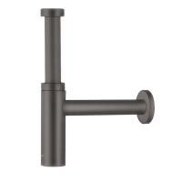 Сифон, Hansgrohe, Flowstar S, для раковины, тип-бутылочный, 1 1/4", цвет-шлифованный черный хром, дизайнерский, комплект поставки-погружная трубка,мм-140, горизонтальная трубка, розетка,мм-Ø 72, диапазон регулировки,мм-60–165, расстояние от стены,мм-330 Сифон, Hansgrohe, Flowstar S, для раковины, тип-бутылочный, 1 1/4", цвет-шлифованный черный хром, дизайнерский, комплект поставки-погружная трубка,мм-140, горизонтальная трубка, розетка,мм-Ø 72, диапазон регулировки,мм-60–165, расстояние от стены,мм-330
