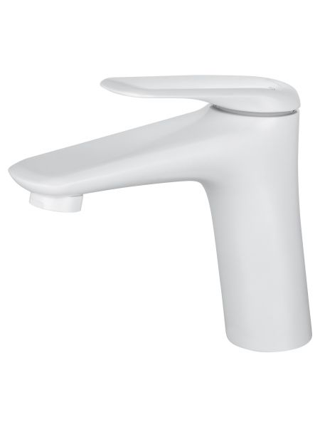 Смеситель для раковины WONZON & WOGHAND Elbe, Белый матовый (WW-A41222-MW)