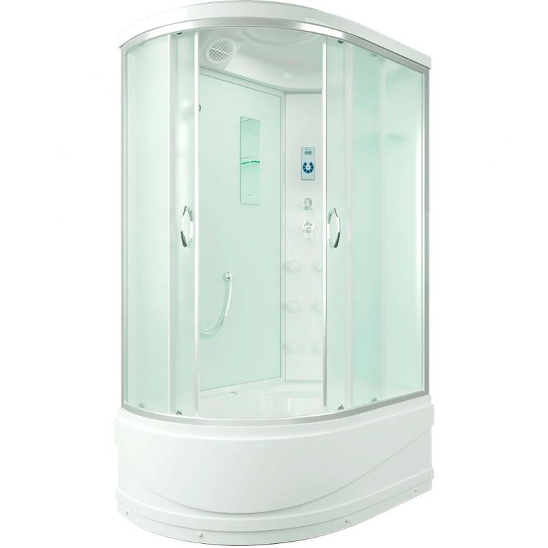 Душевая кабина Erlit Comfort ER4512TPL 120x80 Задняя стенка белая дверцы матовые Душевая кабина Erlit Comfort ER4512TPL 120x80 Задняя стенка белая дверцы матовые