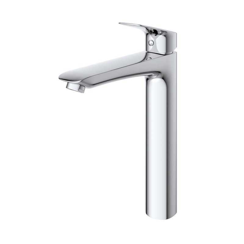 DUE Смеситель для накладной раковины без донного клапана, оружейная сталь DUE-LMC-GM-W0, артикул DUE-LMC-GM-W0