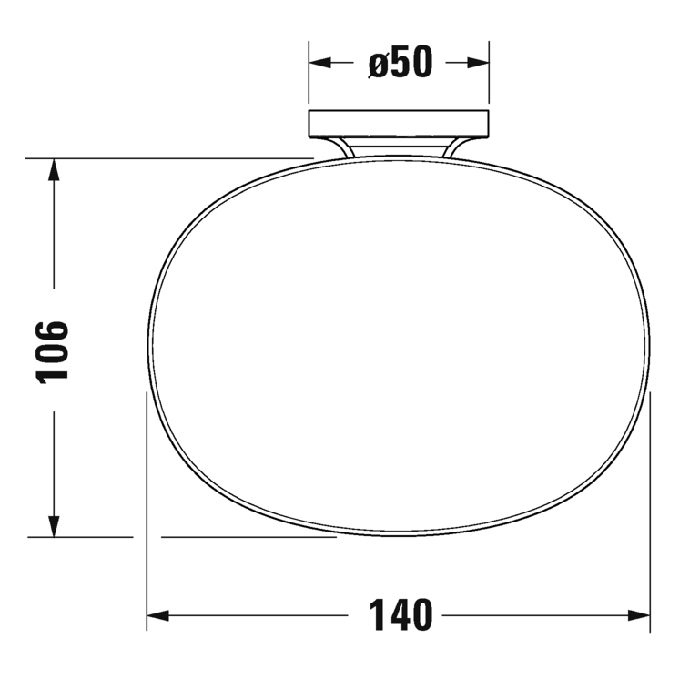 Duravit Starck T Мыльница настенная цвет хром