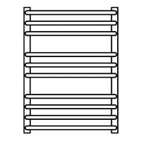 Электрический полотенцесушитель Grota Forte 48х60 Хром