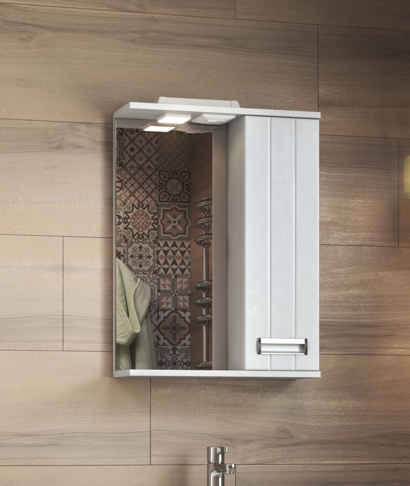 Зеркало со шкафом VIGO Diana z.DIA.50.R.El, 50 см, артикул z.DIA.50.R.El