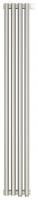 Отопительный радиатор ЭСТЕТ-0 н/ж EU50 правый 1200х180 / 4 сек (Матовый белый)
