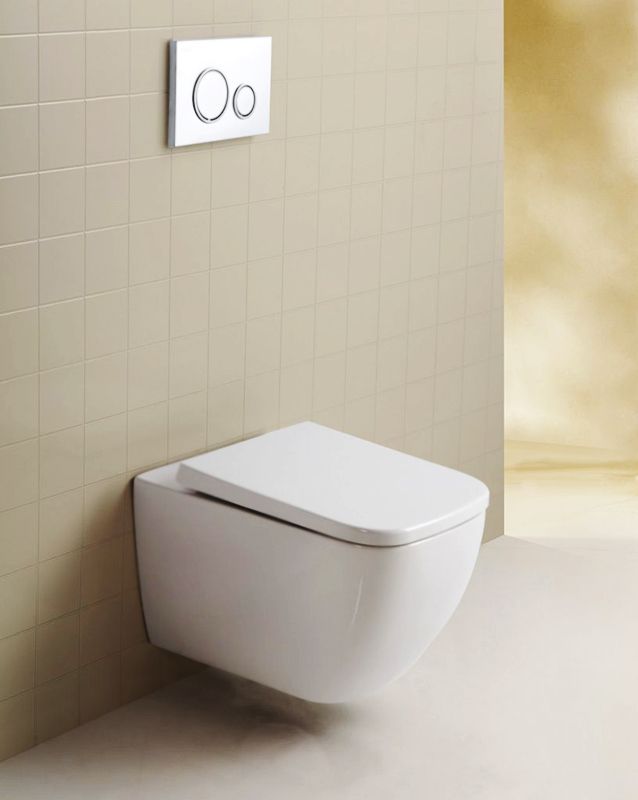 Унитаз BelBagno Alpina BB10100CHR подвесной без сиденья Унитаз BelBagno Alpina BB10100CHR подвесной без сиденья