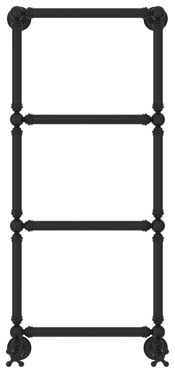 Полотенцесушитель водяной "Ренессанс 1304" 960х400 (Матовый черный) Полотенцесушитель водяной "Ренессанс 1304" 960х400 (Матовый черный)