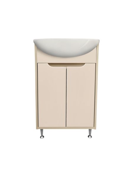 Тумба Runo Эконова 50 какао-бежевая под умывальник 00000000152 (Уют 50) (00-00004654)