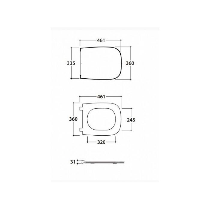 GLOBO Genesis Сиденье для унитаза GNS02/GN001, быстросъемное, цвет nero opaco/хром (микролифт)