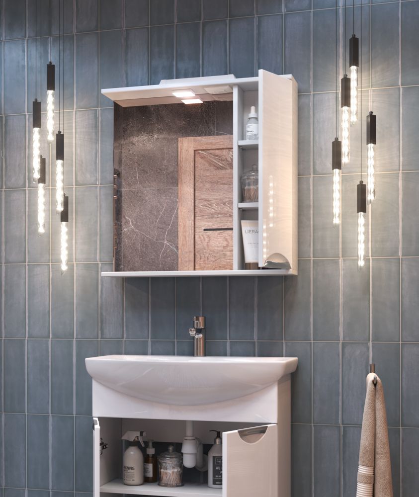 Зеркало со шкафом VIGO Callao z.CAL.70.R.El, 70 см, артикул z.CAL.70.R.El