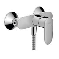 Смеситель для душа, Hansgrohe, Vernis Blend, тип открывания воды-рычажный, тип регулирования воды-керамический картридж, тип установки-настенный, отверстия для монтажа-2, материал ручки-металл, цвет ручки-в цвет смесителя, цвет-хром Смеситель для душа, Hansgrohe, Vernis Blend, тип открывания воды-рычажный, тип регулирования воды-керамический картридж, тип установки-настенный, отверстия для монтажа-2, материал ручки-металл, цвет ручки-в цвет смесителя, цвет-хром