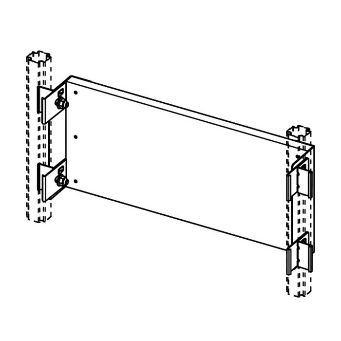 Монтажная пластина из фанеры для фитингов для установки в профиль