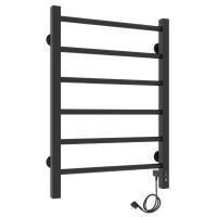 Полотенцесушитель электро "Феличия ЧКЧ6 400х600", черный муар, правый