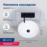 Раковина накладная Aquanet Moon-1 Раковина накладная Aquanet Moon-1