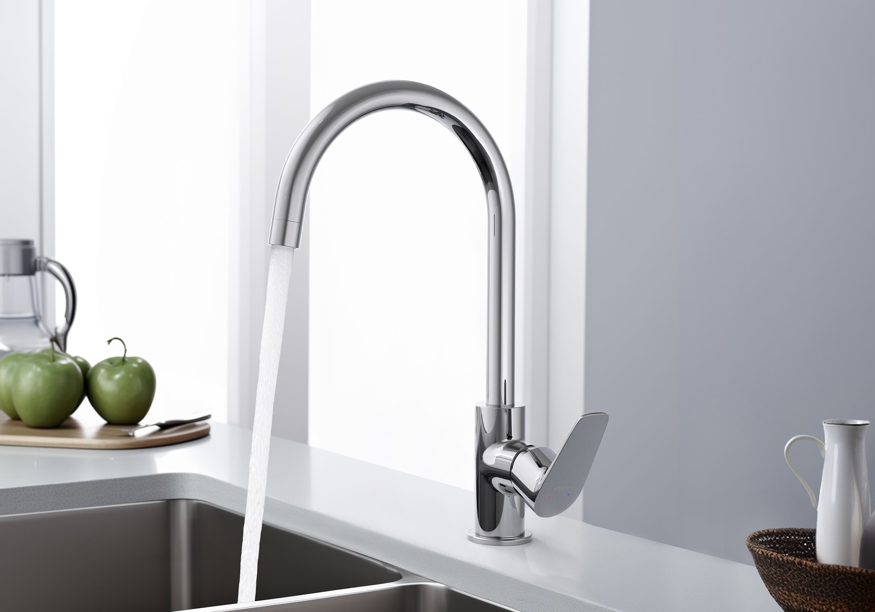 Смеситель для кухни AQUATEK AQ1182CR БЕТТА Смеситель для кухни AQUATEK AQ1182CR БЕТТА