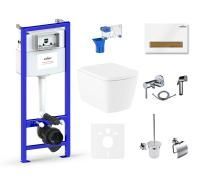 Комплект 10 в 1 Lavinia Boho Aveo Rimless 75110710, премиум с пластиковой клавишей