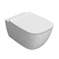 GLOBO GENESIS Унитаз подвесной 550х360 мм., безободковый, в комплекте с креплением, цвет белый матовый