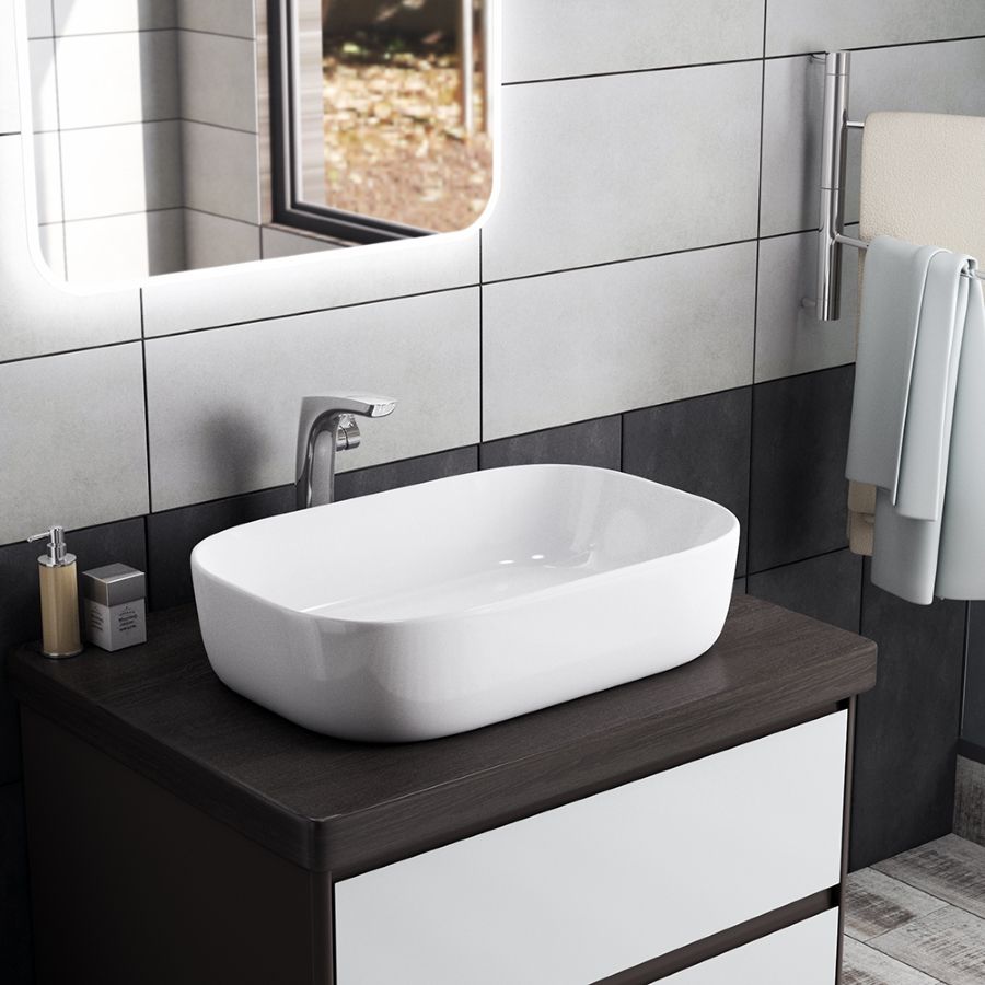 Раковина чаша Maretti FL13NS66-844, белая, артикул FL13NS66-844