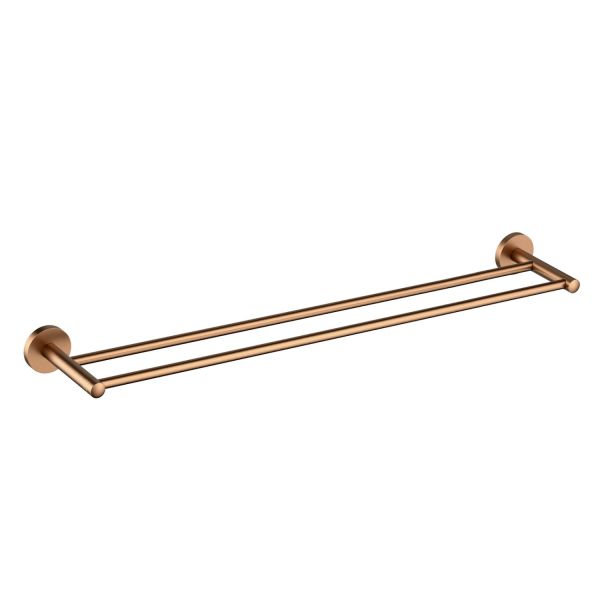 Полотенцедержатель двойной Timo Saona розовое золото (13056/19)