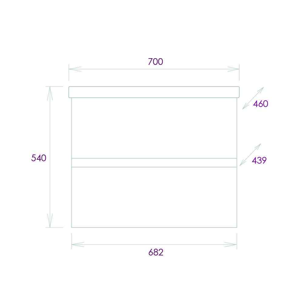 Тумба Onika Эвада 70 подвесная, белая (ум. Como 70)