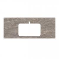 Спец.декоративное изделие для раковин, встраиваемых сверху 120 см Парнас пепельный лаппаированный