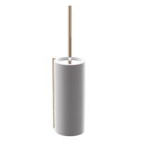 BERTOCCI Easy Ерш напольный из композита, отделка "медовые соты", цвет белый матовый/розовое золото