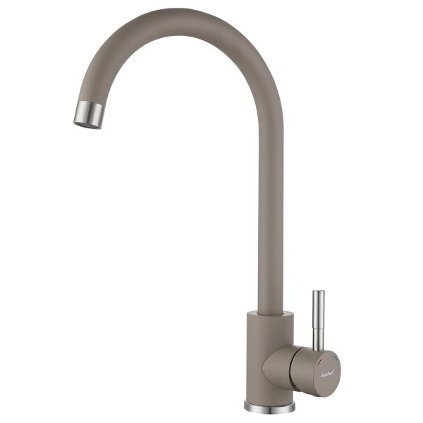 Смеситель для кухни GranFest Z-5410, песочный