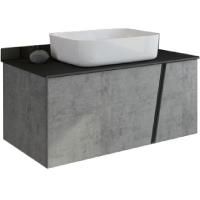 Тумба с раковиной Comforty Эдинбург 90 4149881 подвесная Бетон светлый Тумба с раковиной Comforty Эдинбург 90 4149881 подвесная Бетон светлый