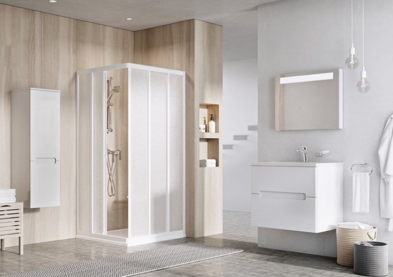 Душевой уголок RAVAK SUPERNOVA (80*) ASRV3 15V40U0211 (раздвижная, сатин), шт