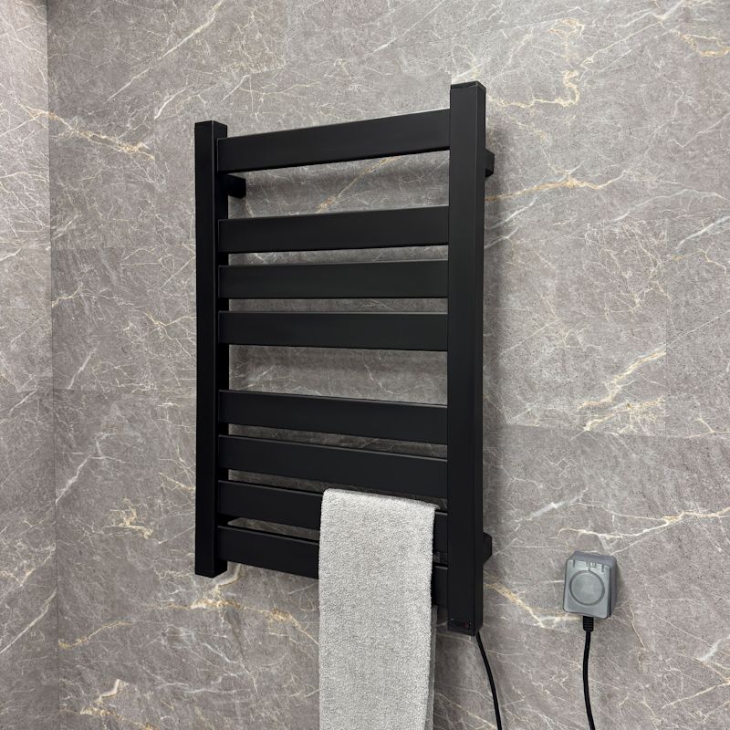 Полотенцесушитель электрический Fixsen HI-TECH 800х500 FX-7500B, черный, артикул FX-7500B