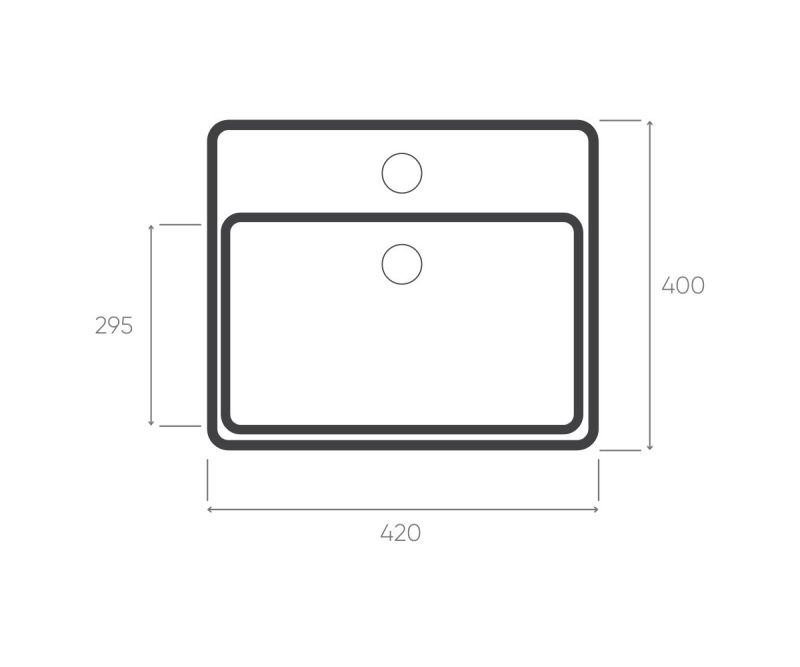 Раковина чаша Bronze de Luxe Black Deer 1060BD, белый, артикул 1060BD