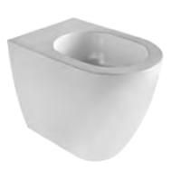 AZZURRA COMODA биде приставное с 1 отв. под смеситель 53х36см, цвет белый